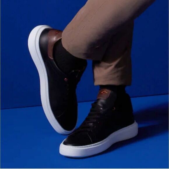 Good Man Brand Black Legend London Black/Dark Vachetta Italian Nappa Leather - Picture 2 of 10